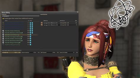 ffxiv how to enhance with materia|FFXIV Materia Explained: How to Apply Materia to Gear .